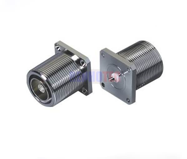 7_16 RF coaxial connector 4 hole flange for RG402 cable